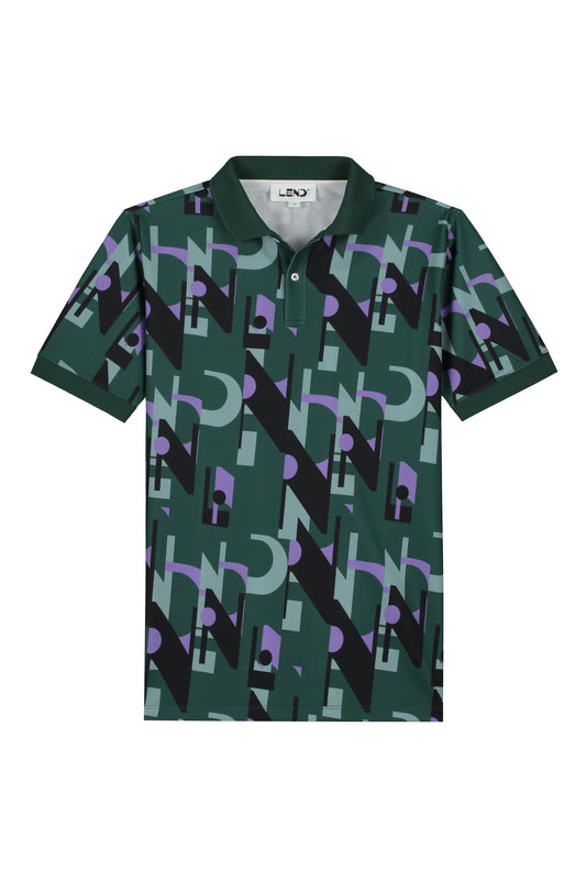 Long Drives Mens Tech Polo