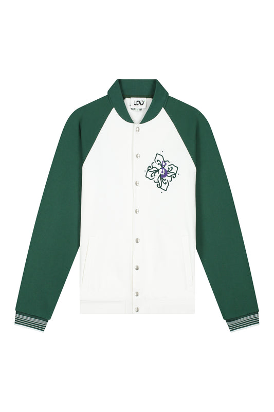 Flor de Fairway Color Block Bomber